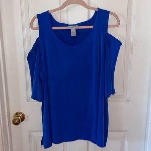 Catherines sleeveless cur out top